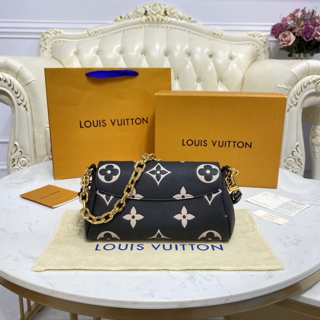 Louis Vuitton FAVORITE Monogram Shoudler Bag  M45859 Black/Beige